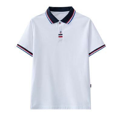 Vestidos escolares niños camisetas de polo algodón mezcla poliéster uniforme escolar
