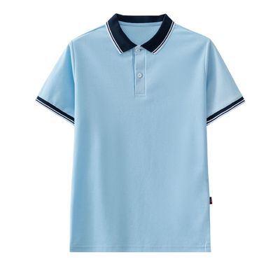 Camisas de polo de niños de algodón Pique Uniforme escolar clásico